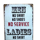 20x30cm Metal Tin Sign Poster Wall Plaque Bar Tavern Garage Plate Men&Ladies