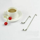 Musical Note Stainless Steel Coffee Spoon Ladle Dessert Honey Spoons Long H D5N9