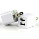 Color 2 Ports USB Output 5V Wall Charger Plug Travel Power Adapter PhoneB_kz