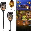 Solar LED Flickering Landscape Lamps Dancing Flame Torch Garden Light