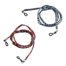 2Pcs Colorful Cotton Rope Braided Eyeglasses Chain Spectacles Cord Holder