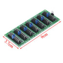 Seven Decade 1R - 9999999R Programmable Resistor Board Step 1R 1% 1/2 Watt ME