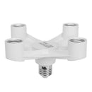 4 in 1 E27 Bulb Lamp Socket Base Home LED Light Splitter Holder Adapter