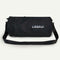 Women Barrel-Shaped Sports Gym Shoulder Bag Waterproof Nylon Bags (Black) A
