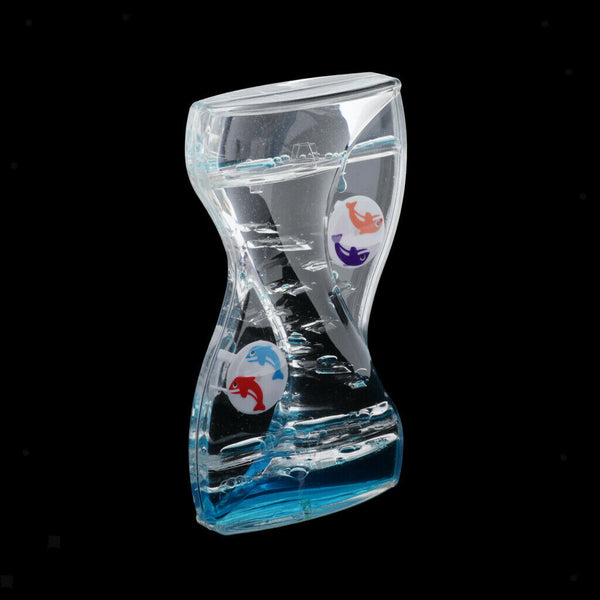 Acrylic Hourglass Timer Dolphin Wheel Oil Drop Liquid Creative Ornaments