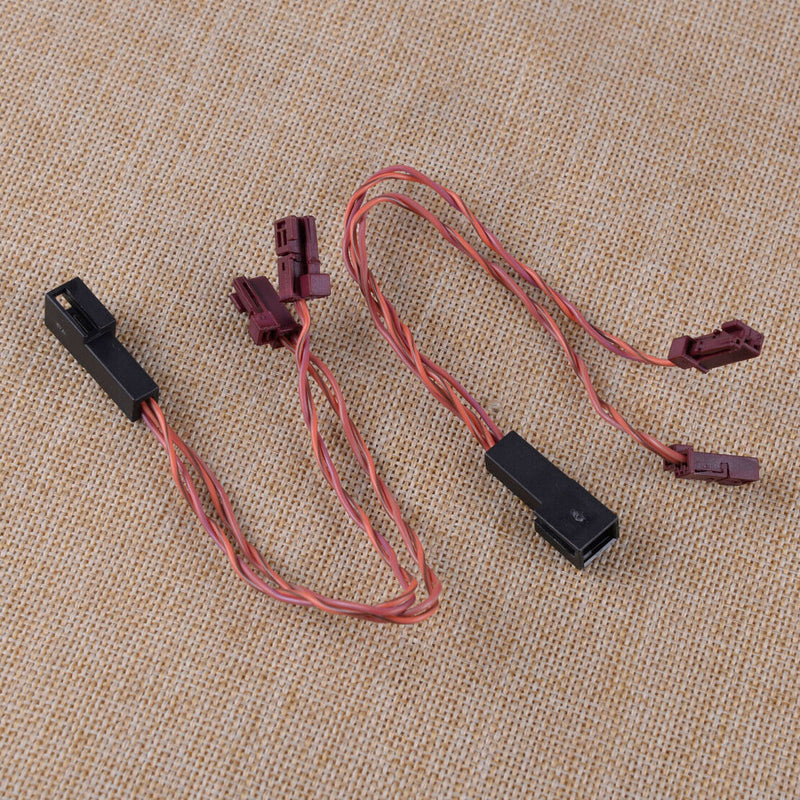 2Pc Speaker Adapter Plug Cable Y Splitter Tweeter Fit For Benz C-Class W205 X253
