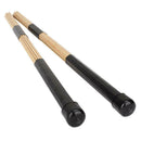 1 Pair 15.7" 40cm Jazz Drum Brushes Drum Sticks Bamboo Black A