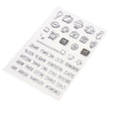 Transparent Clear Stamp DIY Silicone Seals Scrapbooking Card 36