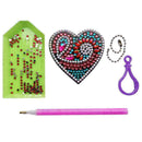 Diamond Painting Keyring Keychains Unique Shining Full Drill RhinestonesRe S8A9