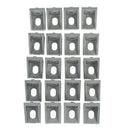 2X(20Pcs 2020 Corner Fitting Angle Aluminum 20 X 20 L Connector Bracket Fas