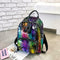 Glitter Backpack Women Sequin Travel Shoulder Bags Girls School Bags (Multi
