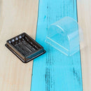 50x Clear Plastic Cupcake Packaging Box Cake Square Wedding Favors Box Gift Box