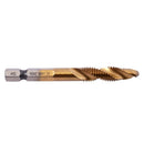6Pcs HSS Titanium M3 - M10 Combination Hex Deburr Countersink Tap Drill Bit H6O4