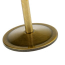 3in Mini Dual Side Normal Magnifying Oval Stand Makeup Table Mirror Bronze