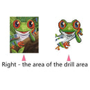 5D Diamond Painting Embroidery DIY Cartoon Smile Frog Mosaic Cross Stitch