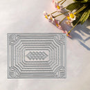 DIY Card Making Album Embossing Cutter Mould Frame Background Metal Cutting Dies