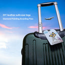 DIY Diamond Painting Special Shape Butterfly Tower Luggage Boarding Pass