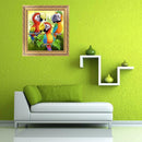 DIY 5D Diamond Embroidery Parrot Painting Cross Stitch Craft Home Decor