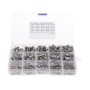 440pcs M3 M4 M5 Stainless Steel Hex Socket Head Cap Screws Nut Kit+Box