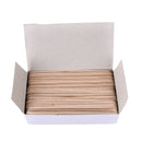 1Box 6 Inch Wood Tongue Depressor Large Wooden Waxing Spatula Wax Stick  3C