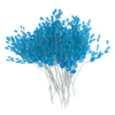 50-in-1 Synthetic Vivid Bunch Twigs f/ Photo Props Bridal Wedding Blue