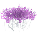 50x Acrylic Crystal Bud Branches Artificial Flower Twigs For Party Purple