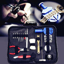 19Pcs Watch Repair Back Case Pin Link Spring Strap Remover Opener Tool Kit TIX