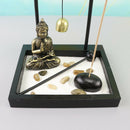 Garden Buddhist Accessories With Statue Rock Incense Burner Sand Kits