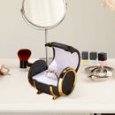 Beer Barrel Jewelry Gift Box Travel Women Studs Showcase Ring Display Case
