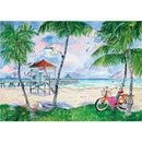 5D DIY Full Drill Diamond Painting Ocean Beach Pattern Home Needlework (05)