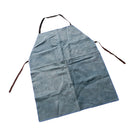 Adjustable Leather Welding Protective Work Apron Bib Blue
