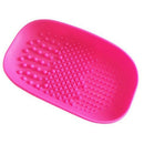 Red Brush Cleaner Cosmetic Make Up Washing Brush Gel Cleaning Mat Foundatio