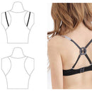 9Pcs Bra Clip Buckles Bra Straps Shadow-Shaped Buckle Conceal Bra Buckle CC