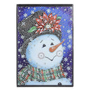 DIY Christmas Snowman Special Shaped Diamond Painting 60 Pages A5 Notebook