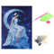 5D DIY Round Drill Diamond Painting Moon Goddess Cross Stitch Embroidery(C