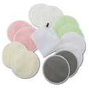 Organic Bamboo Nursing Pads (12 Pack) with Bonus Laundry Bag By - Washable