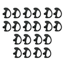 10 Pair Left Earmold Earbud Earplug for Puxing Two-Way Radio Kits Black