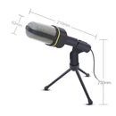 Professional 3.5mm Podcast Studio Microphone Mic for Skype Desktop PC