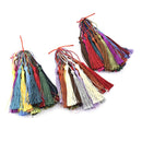30Pcs Silky Tassels Crafts for Souvenir Bookmarks Jewelry Making Accessories AU