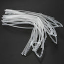 Ratio 2:1 4mm Dia Clear Polyolefin Heat Shrinkable Tube 10M 32.8ft Y8X8