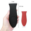 Silicone Hot Handle Holder (Set Of 3) Hot Mitts For Cast Iron Skillets Pans W8S7