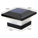 Solar Fence Light Landscape Lamp Garden Post Cap Lamp 28LEDs Waterproof Out N9M4