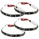 4 Pcs 30cm 3528 SMD 15 LED Car Truck Grill Flexible Waterproof Light Strips Hot