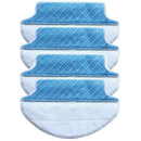 4-Pack Wet & Dry Microfiber Mop Pad Mopping Cloth For Ecovacs Deebot Dt85 D X8E1