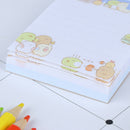 Cartoon Note Pad Pocket Portable Learning Note Supplies 100 Pages Memo Pad OZ