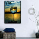 5D DIY Diamond Embroidery Cup Scenery Diamond Painting Cross Stitch Rhinest