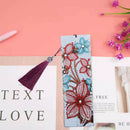 6X Leather Bookmark Tassels Handmade DIY Diamond Painting Bookmarks with Charms