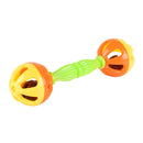 2x Dumbells Rattles Bells Shaking Baby Early Development Educational Toys BX
