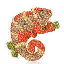 Lovely Cute Chameleon Brooch Animal Brooches Pins Badges Fashion Jewelry Fo