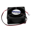 60mm x 25mm DC 12V 0.25A 2Pin Cooling Fan for Computer Case CPU Cooler U6A2
